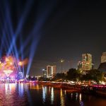 Tag der Deutschen Einheit Frankfurt - musiksynchrones Feuerwerk von zündwerk