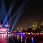 Tag der Deutschen Einheit Frankfurt - musiksynchrones Feuerwerk von zündwerk