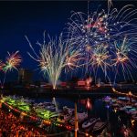 Rheinisches Fischerfest Gernsheim - musiksynchrones Feuerwerk von zündwerk