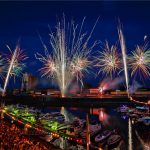 Rheinisches Fischerfest Gernsheim - musiksynchrones Feuerwerk von zündwerk