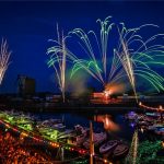 Rheinisches Fischerfest Gernsheim - musiksynchrones Feuerwerk von zündwerk