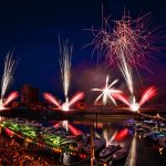 Rheinisches Fischerfest Gernsheim - musiksynchrones Feuerwerk von zündwerk