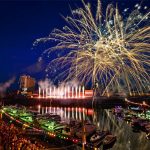 Rheinisches Fischerfest Gernsheim - musiksynchrones Feuerwerk von zündwerk