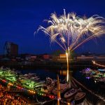 Rheinisches Fischerfest Gernsheim - musiksynchrones Feuerwerk von zündwerk