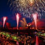 Rheinisches Fischerfest Gernsheim - musiksynchrones Feuerwerk von zündwerk