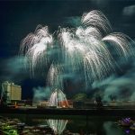 Rheinisches Fischerfest Gernsheim - musiksynchrones Feuerwerk von zündwerk