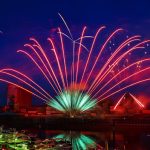 Rheinisches Fischerfest Gernsheim - musiksynchrones Feuerwerk von zündwerk