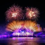 Tag der Deutschen Einheit Frankfurt - musiksynchrones Feuerwerk von zündwerk