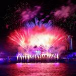 Tag der Deutschen Einheit Frankfurt - musiksynchrones Feuerwerk von zündwerk