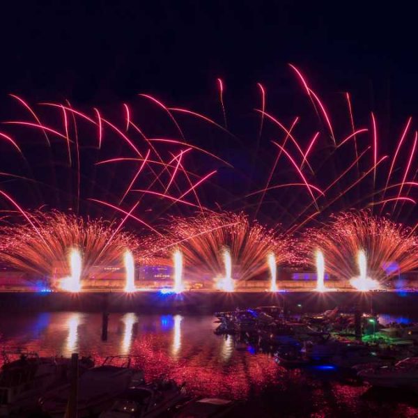 Rheinisches Fischerfest Gernsheim zündwerk Frankfurt